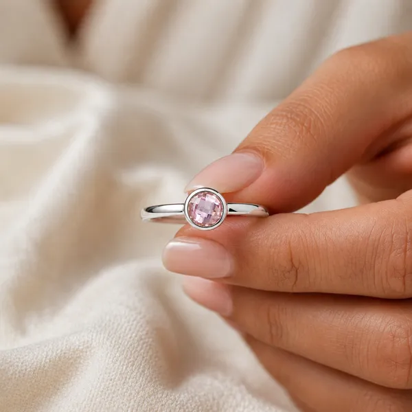 Silver_925_Sterling_Silver_Pink_Stone_Ring_For_Women