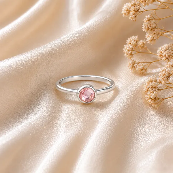 Silver_925_Sterling_Silver_Pink_Stone_Ring_For_Women