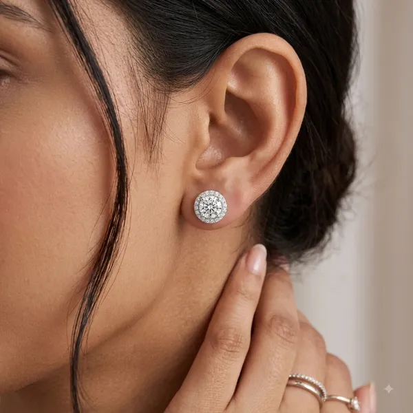 Silver_Sterling_Clear_Stone_Halo_Stud_Earrings_For_Women