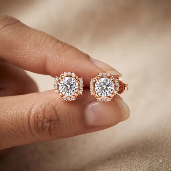 Rose_Gold_Sterling_Silver_Halo_Crystal_Stud_Earrings_For_Women