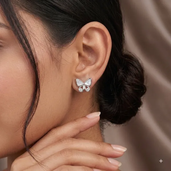 Silver_Sterling_Butterfly_Stud_Earrings_For_Women