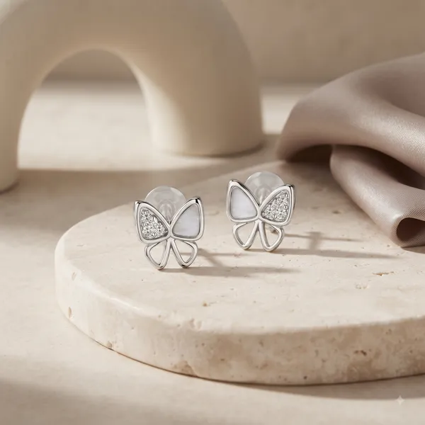 Silver_Sterling_Butterfly_Stud_Earrings_For_Women