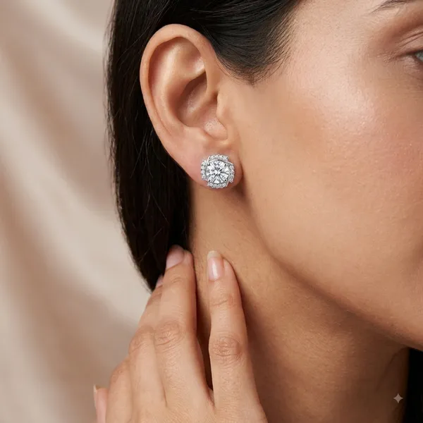 Silver_Sterling_Silver_Cushion_Clear_Stone_Stud_Earrings_For_Women