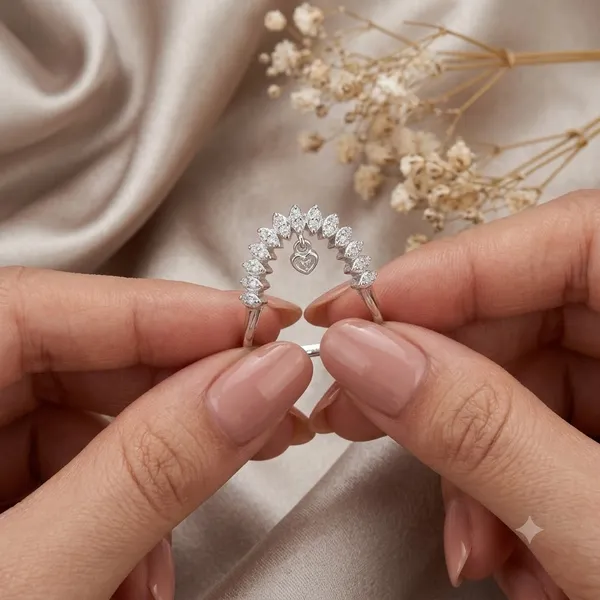 Silver_Sterling_Silver_Leaf_Heart_Open_Vanki_Ring_For_Women