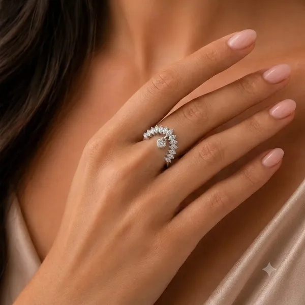 Silver_Sterling_Silver_Leaf_Heart_Open_Vanki_Ring_For_Women