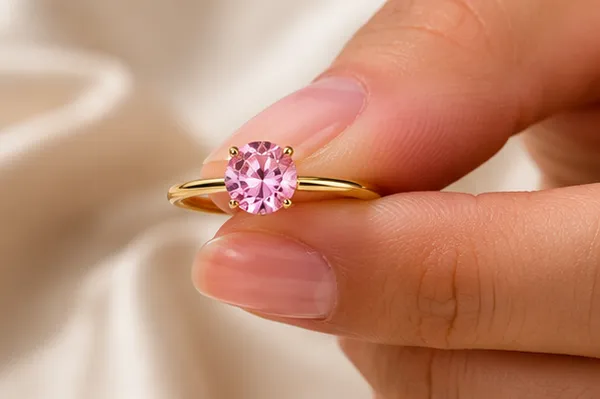 Gold-Tone_18Kt_Stainless_Steel_Single_Stone_Ring_For_Women