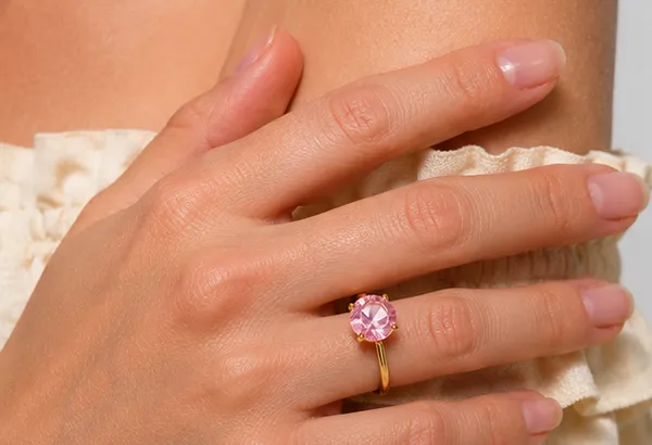 Gold-Tone_18Kt_Stainless_Steel_Single_Stone_Ring_For_Women