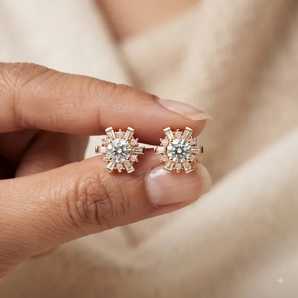 Rose_Gold_Sterling_Crystal_Floral_Stud_Earrings_For_Women