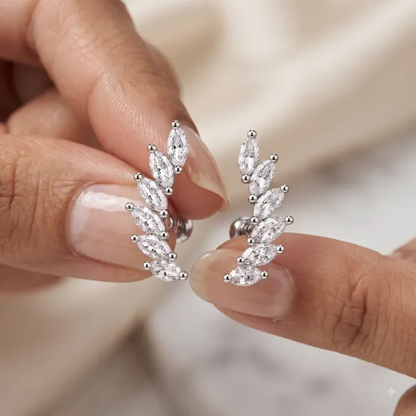 Silver_Sterling_Marquise_Stone_Leaf_Stud_Earrings_For_Women