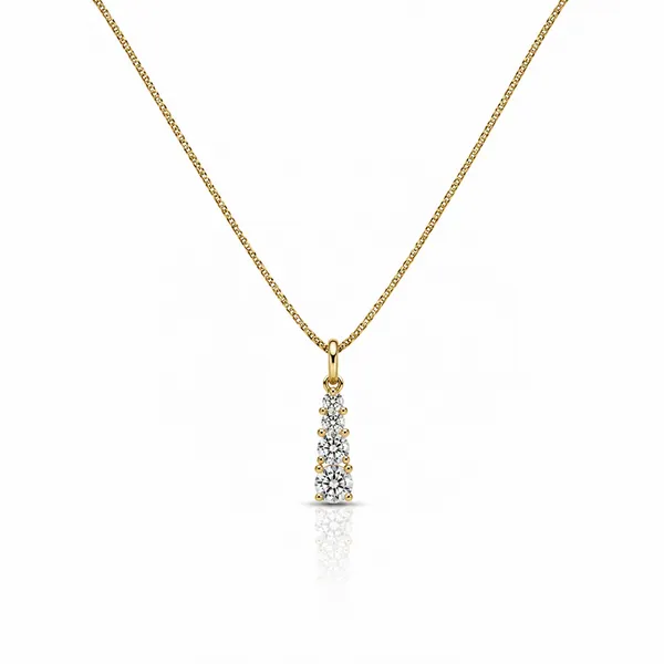 Gold_Stainless_Steel_Stone-Studded_Band_Pendant_For_Women