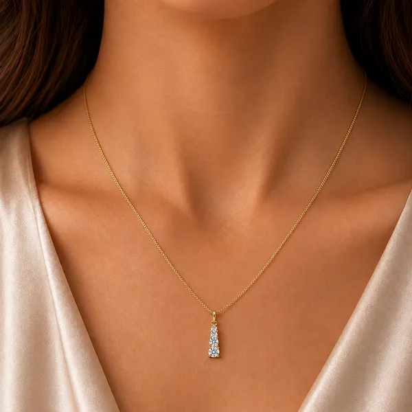 Gold_Stainless_Steel_Stone-Studded_Band_Pendant_For_Women
