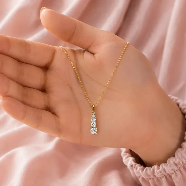 Gold_Stainless_Steel_Stone-Studded_Band_Pendant_For_Women