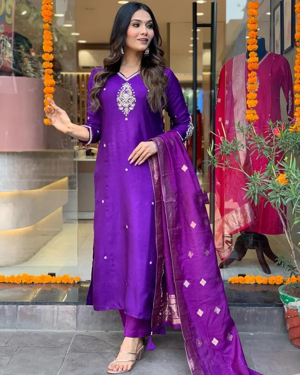 Purple_Viscose_Rayon_Kurta_Set_With_Dupatta_For_Women