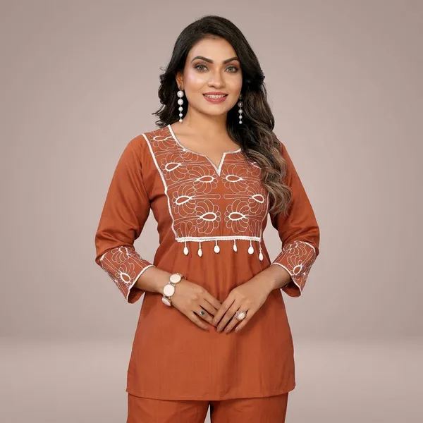 Rust_Orange_Mull_Vetigun_Co-Ord_Set_For_Women
