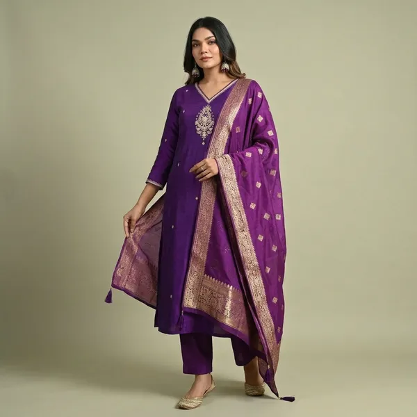 Purple_Viscose_Rayon_Kurta_Set_With_Dupatta_For_Women