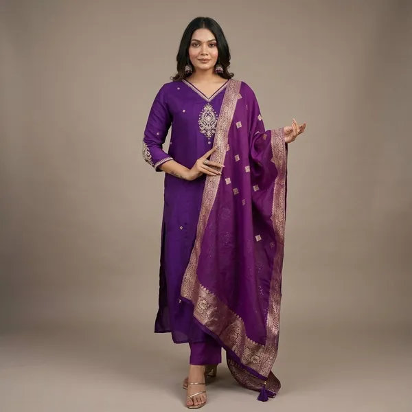Purple_Viscose_Rayon_Kurta_Set_With_Dupatta_For_Women