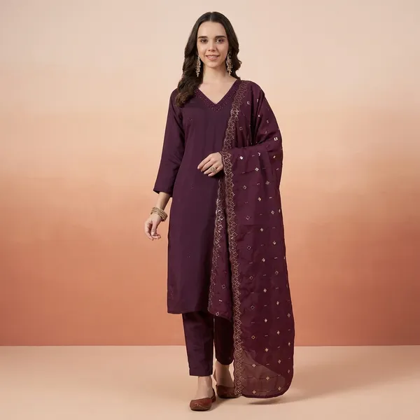 Purple_Viscose_Straight_Kurta_Set_With_Dupatta_For_Women