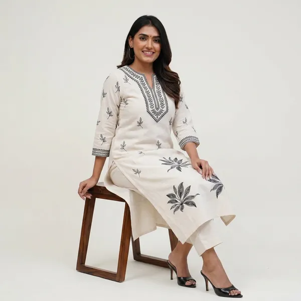 Off_White_Cotton_Straight_Kurta_Set_For_Women