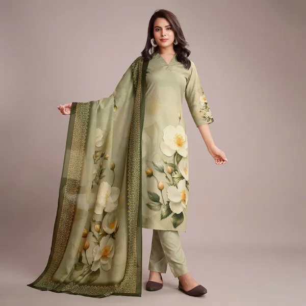 Sage_Green_Muslin_Shining_Kurta_Set_With_Dupatta_For_Women