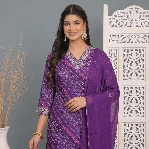 Purple_Mull_Chanderi_Kurta_Set_With_Dupatta_For_Women