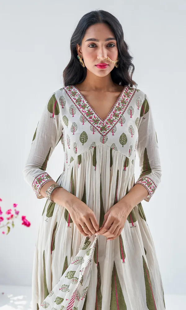 White_60X60_Cotton_Kurta_Set_With_Dupatta_For_Women