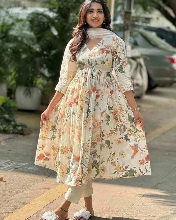 Off_White_Cotton_Kurta_Set_With_Dupatta_For_Women