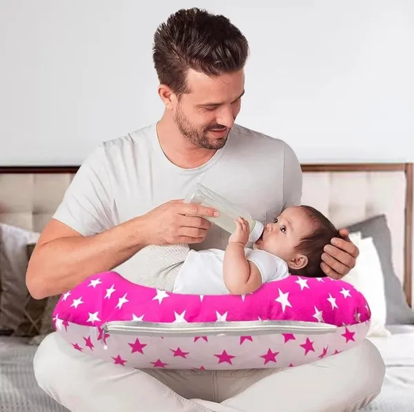 Kids_Care_Cotton_Baby_Feeding_Pillow_Printed_(Pink)