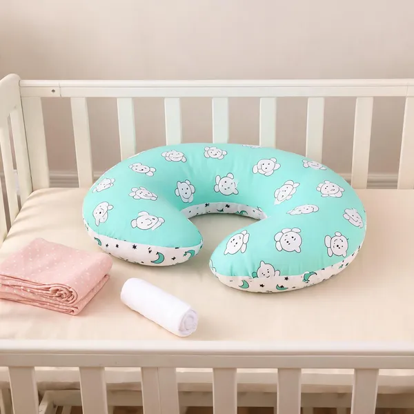 Kids_Care_Cotton_Baby_Feeding_Pillow_Printed_(Green)