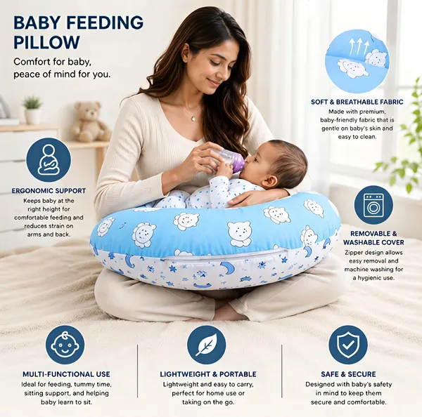Kids_Care_Cotton_Baby_Feeding_Pillow_Printed_(Blue)