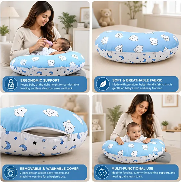 Kids_Care_Cotton_Baby_Feeding_Pillow_Printed_(Blue)