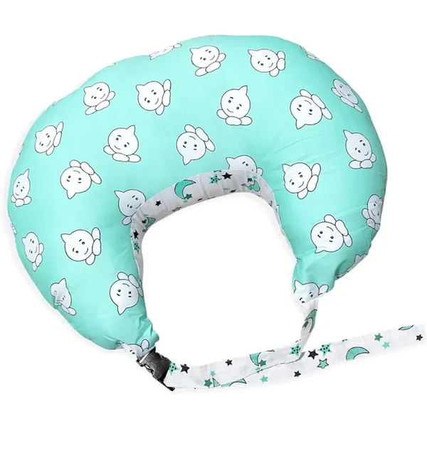 Kids_Care_Cotton_Baby_Feeding_Pillow_Printed_(Green)