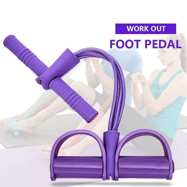 Black_And_Purple_Elastic_Rubber_Pull_Reducer_Waist_Slimming_Trainer