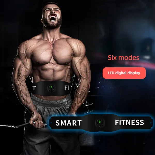 Black_Neoprene_Fitness_Abdominal_Training_Belt_Massager