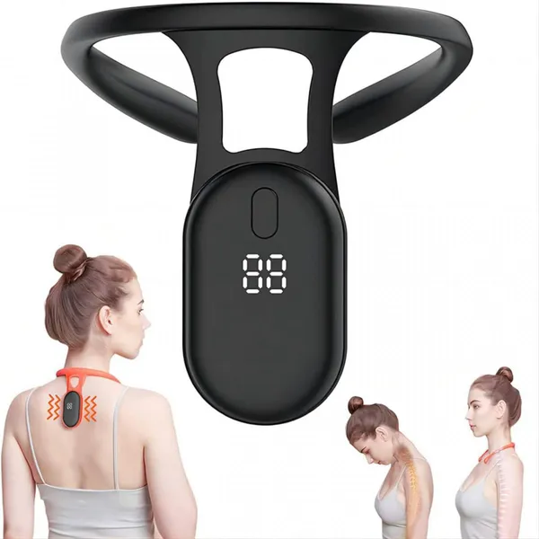 Black_Smart_Vibration_Posture_Corrector_Neck_Massager