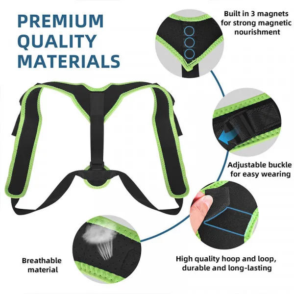 Green_Neoprene_Lumbar_Back_Support_Belt