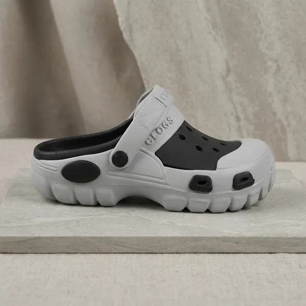 PCW_Clogs-2_Grey_And_Black_Eva_Perforated_Clogs_For_Men