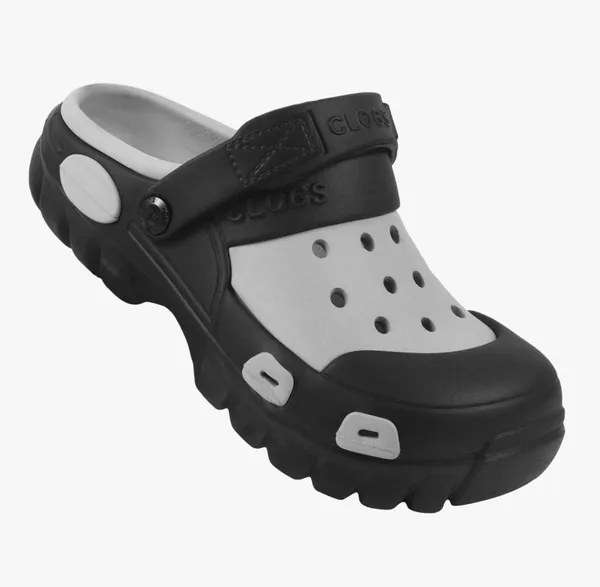 PCW_Clogs-2_Black_And_Grey_Eva_Perforated_Clogs_For_Men