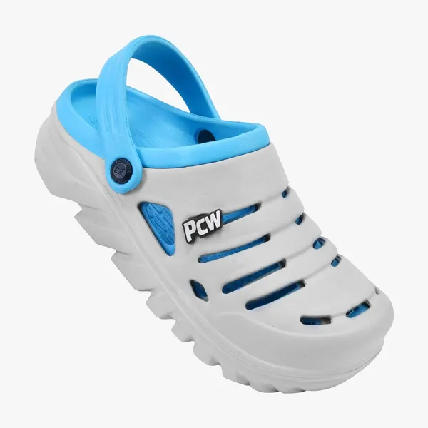 Sky_Blue_And_Grey_Eva_Slip-On_Clogs_For_Men