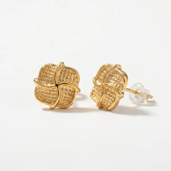 Textured_Gold_Floral_Stud_Earrings_for_Women_|_Anti_Tarnish_Minimalist_Earrings