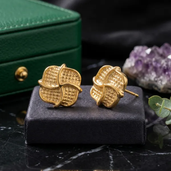 Textured_Gold_Floral_Stud_Earrings_for_Women_|_Anti_Tarnish_Minimalist_Earrings