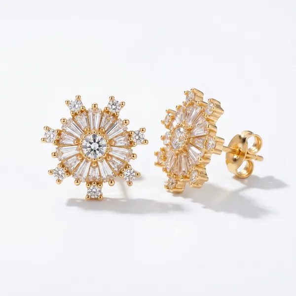 Gold_Snowflake_Crystal_Stud_Earrings_for_Women_|_Anti_Tarnish_Zircon_Stud_Earrings