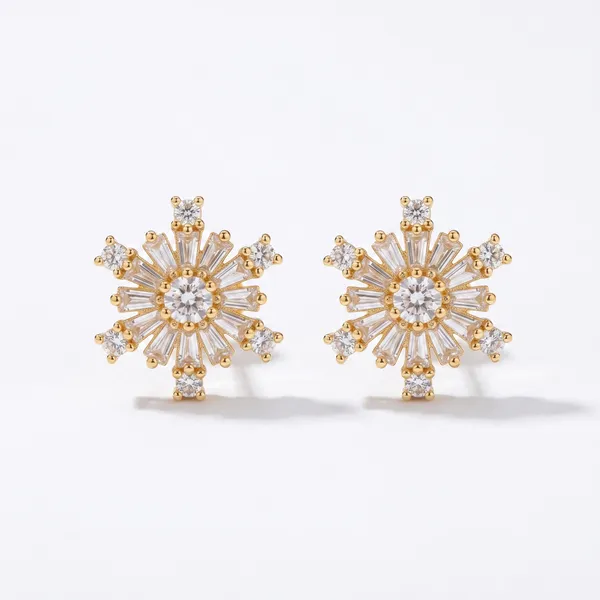 Gold_Snowflake_Crystal_Stud_Earrings_for_Women_|_Anti_Tarnish_Zircon_Stud_Earrings