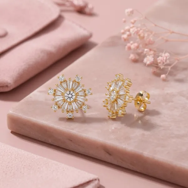 Gold_Snowflake_Crystal_Stud_Earrings_for_Women_|_Anti_Tarnish_Zircon_Stud_Earrings
