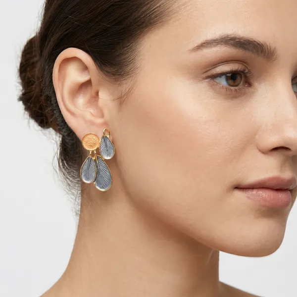 Bloom_Leaf_Anti_Tarnish_Statement_Drop_Earrings_for_Women_|_Gold_&_Grey_Floral_Earrings