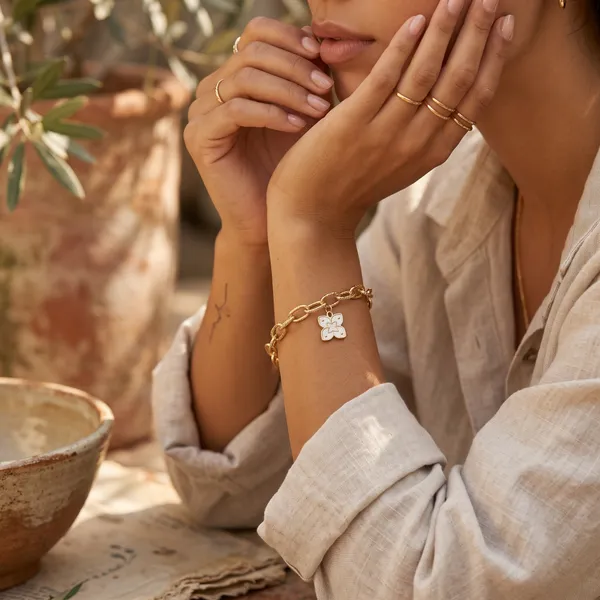 Gold_Floral_Charm_Bracelet_for_Women_|_Stainless_Steel_Adjustable_Chain_Bracelet
