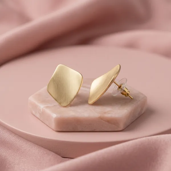 Minimalist_Gold_Geometric_Stud_Earrings_for_Women_|_Anti_Tarnish_Matte_Finish_Earrings