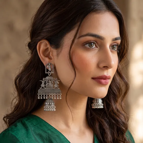 Traditional_Oxidised_Silver_Temple_Jhumka_Earrings_for_Women_|_Ethnic_Handcrafted_Statement_Earrings