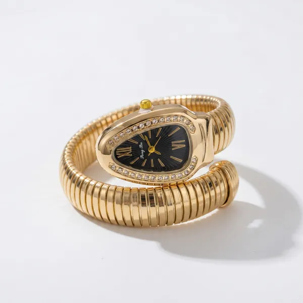Gold_Plated_Snake_Wrap_Bracelet_Watch_for_Women_|_Luxury_Adjustable_Wrist_Watch