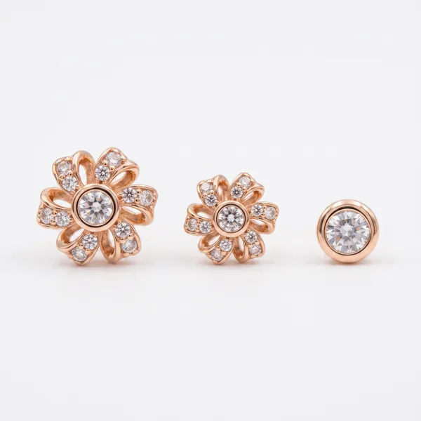 Anti_Tarnish_Rose_Gold_Floral_Stud_Earrings_Set_for_Women_|_Crystal_Flower_&_Round_Stud_Earrings_Combo