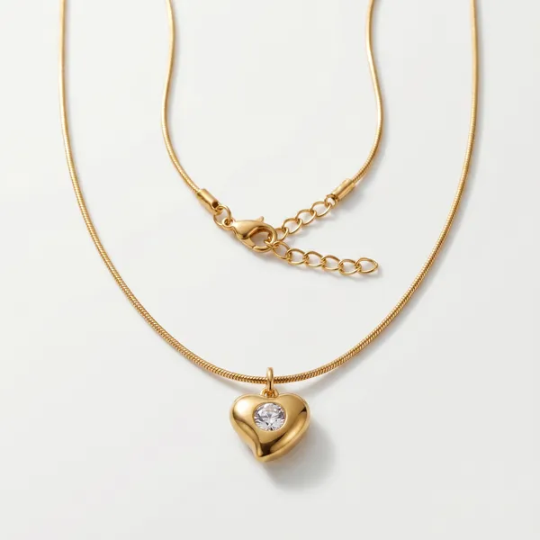 Gold_Plated_Heart_Pendant_Necklace_for_Women_|_Zircon_Heart_Necklace